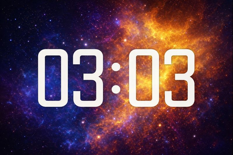 03:03 horas iguais significado