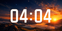 Horas iguais 04:04
