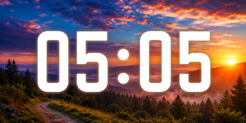 Horas iguais 05:05